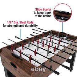 54 4-In-1 Multi Game Pool Table Table Tennis Pong Table Air Hockey Foosball by