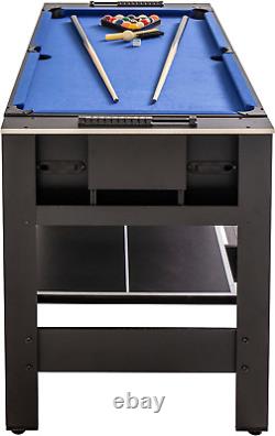 54 4-In-1 Multi-Game Swivel Table, Blue (G05000FE)
