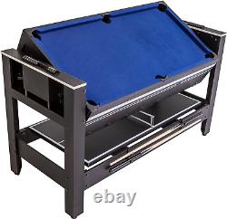54 4-In-1 Multi-Game Swivel Table, Blue (G05000FE)