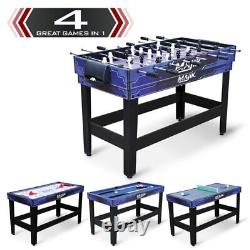 54 4 in 1 Multi Game Arcade Combination Table Foosball, Table Tennis