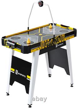 54 Air Hockey Table Game Home Arcade Accessories Electronic Scorer Black/Yellow