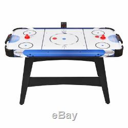 54 Air Powered Hockey Table Indoor Sports Game Room Electronic Scoring For Kids