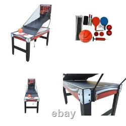 54 In. Scout 4-In-1 Multi-Game Table With Basketball, Air Hockey, Table Tennis A