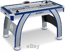 54 Inch Air Powered Hockey Table Game Play With LED Electronic Scorer Sturdy Leg