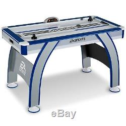 54 Inch Air Powered Hockey Table Game Play With LED Electronic Scorer Sturdy Leg