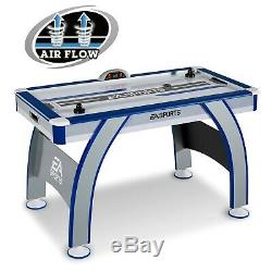 54 Inch Air Powered Hockey Table Game Play With LED Electronic Scorer Sturdy Leg