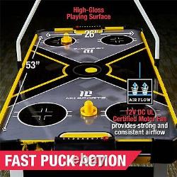 54 Inch Air Powered Hockey Table Overhead Electronic Scorer Game Sports Kids Fun