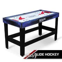 54 Multi Game Table Ping Pong Hockey Billiards Foosball Top 4-In-1 Indoor Games