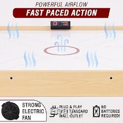 56 Air-Powered Hockey Table 12V Sport Hockey Game Pushers Pucks LED Scoreboard