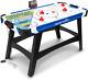 58 Air Hockey Game Table with 2X Stronger Motor, Digital LED Scoreboard, Puck D