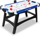 58 Air Hockey Game Table with 2X Stronger Motor, Digital LED Scoreboard, Puck D