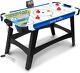 58 Air Hockey Game Table with Strong Motor Digital LED Scoreboard Activity Center