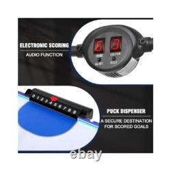 58 Air Hockey Table, Arcade Fun, Digital Scoreboard & Complete Accessory Set