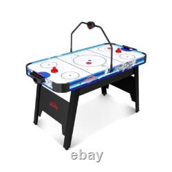 58 Air Hockey Table, Arcade Fun, Digital Scoreboard & Complete Accessory Set