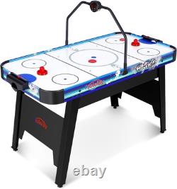 58 Air Hockey Table, Arcade Style with Powerful 700Ma Motor, Accurate Digital L