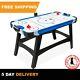 58 Inch Air Powered Hockey Table Overhead Electronic Scorer Game Sports Kids Fun