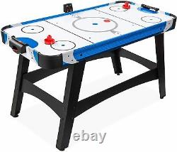 58in Mid-Size Arcade Style Air Hockey Table for Game Room, Home, Office with 2 Puc