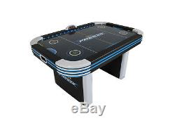 5FT Lumen-X Freeze LED Light Up Air-Powered Hockey Table Includes 2 LED Pusher