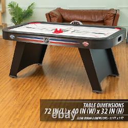 6 ft Mid-Size NHL Air Attack Indoor Hover Hockey Game Table Sports LED Scoring