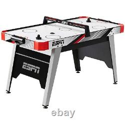 60 Air Hockey Game Table LED Overhead Electronic Scorer Quick Assembly Red NEW