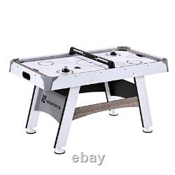 60 Air Powered Hockey Table with Overhead Electronic Scorer Family Game