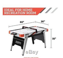 60 In Air Powered Hockey Table Overhead Electronic Scorer +Extra Pucks/Free Ship