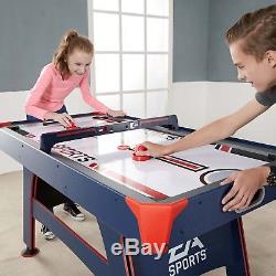 60 Inch Hockey Table With Overhead LED Electronic Scorer Air Powered Durable