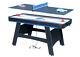 60in Pool Table, Air-Hockey, Table Tennis, Multi-Game Table 2-in-1 Black