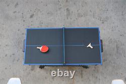 60in Pool Table, Air-Hockey, Table Tennis, Multi-Game Table 2-in-1 Black