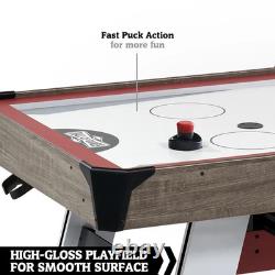 66 Air Hockey with Table Tennis Top and LED Scorer