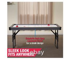 66 Foldable Powered Air Hockey Table Set