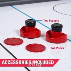 66 Foldable Powered Air Hockey Table Set with 2 Pushers And Two Pucks Shop Now