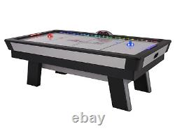 7.5' LED Atomic Top Shelf Illuminated Air Hockey Table