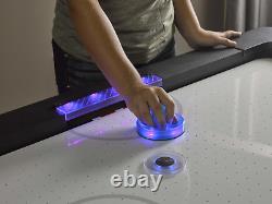 7.5' LED Atomic Top Shelf Illuminated Air Hockey Table