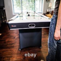 7 Ft. Air Hockey Table With Heavy Duty Blower Electronic Scoring Leg Levelers
