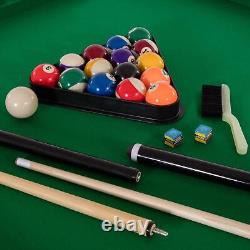 7 Ft Multi-Game Rotating Swivel Air Hockey Billiards Pool And Table Tennis Table