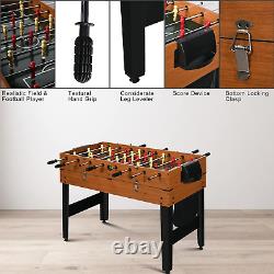 7-In-1 Multi-Game Table with Air Hockey, Billiards, Foosball, Ping Pong, Shuffle