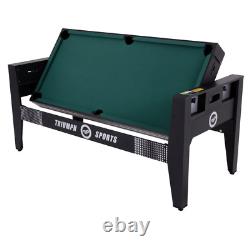 72 4 in 1 Multi Game Swivel Table with Air Powered Hockey, Table Tennis, Billia