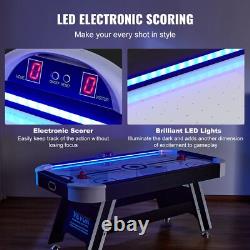 72 Air-Powered Hockey Table LED Sports Hockey Game with Electronic Score System