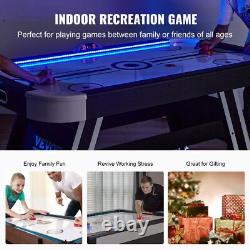 72 Air-Powered Hockey Table LED Sports Hockey Game with Electronic Score System