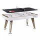 72 Inch Air Powered Hockey Table With Removable Table Tennis Top And Accessories