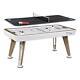 72 Inch Air Powered Hockey Table With Removable Table Tennis Top And Accessories