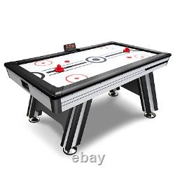 72 Indoor Air Hockey Table LED Sports Game With 2 Pucks, 2 Pushers, Score System