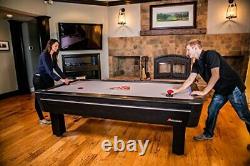 8 Air Hockey Table with High-powered Blower with Advanced Air-flow System, LED