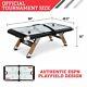 8 Ft AIR HOCKEY TABLE Electronic Overhead Scorer Cover Foot Arcade Game Room