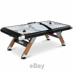 8 Ft AIR HOCKEY TABLE Electronic Overhead Scorer Cover Foot Arcade Game Room