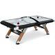 8 Ft. Air Powered Hockey Table with Overhead Electronic Scorer and Table Cover