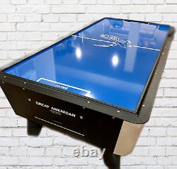 8' Great American Power Air Hockey Table withBONUS Ping Pong Table Topper