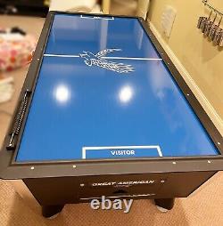 8' Great American Power Air Hockey Table withBONUS Ping Pong Table Topper