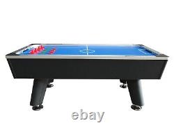 8 foot CLUB PRO AIR HOCKEY TABLE by BERNER BILLIARDS with PING PONG CONVERSION TOP